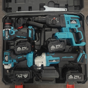 18V 20V 21v Best Lithium Battery Cordless Electric Drill Power Drilling Machines Brushless Drill Tools MKT Combo Tool Kit Set