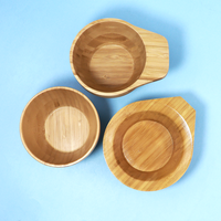Kit d'outils de teinture pour cheveux en bois de bambou bol de teinte écologique planche à brosse spatule bol de coloration et ensemble de pinceaux