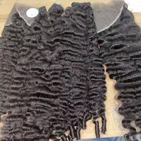 Extensiones de Cabello Rizado Natural Birmano, Cabello Rizado Indio, Cabello Rizado Baby, Cabello Rizado Pixie, Cabello Rizado Afro Kinky