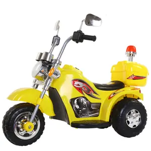 Fourniture de Chine de jouets pour bébés, 3 roues, moto électrique à batterie en plastique pour enfants, véhicule conduisant pour enfants de 1 à 7 enfants