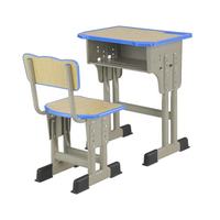 Table d'étude moderne en bois et métal pour enfants, bureau réglable pour élèves du primaire, mobilier de salle de classe et de salon