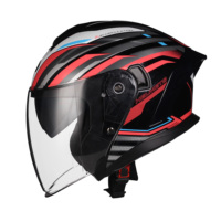 ZoomLon vente en gros certifié DOT ABS Double visière personnalisable couleur Logo demi-visage casques confortable doublure douce toutes saisons