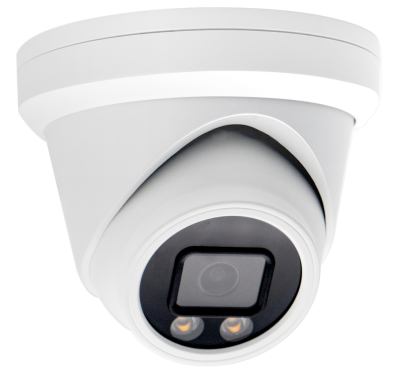 8MP 4-in-1 HDTVI/HDCVI /AHD / CVBS Optional Output Full Color Waterproof IP66 Turret Camera Warm Light Led 30m Distance Camera