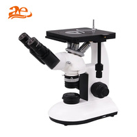 Microscopio Metalúrgico Óptico Invertido AEALB con Enfoque Manual para Inspección de Metales y Objetivos LWD Infinity Plan