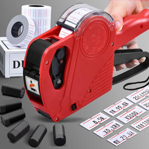 Étiqueteuse numérique portable, pistolet d'étiquetage, étiqueteuse de <span class=keywords><strong>prix</strong></span>, étiquetage avec rouleau d'encre de rechange, 8 chiffres pour les magasins de détail - Product Image 1