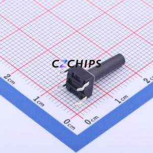 K2-1102DP-W4SW-04 Tactile Switch Through hole-4P,6x6mm Switch Single Pole Single Throw Round Button 2.5N Through Hole - Product Image 2