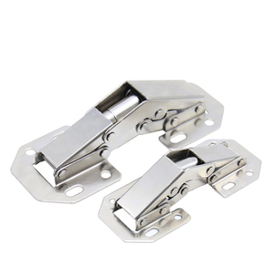 Charnières cachées, charnières à fermeture douce sans cadre pour portes d'armoire, charnières d'armoire cachées, charnières d'armoire d'angle de porte pliante - Product Image 1