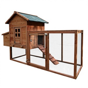Gallinero Grande para Exteriores, para 2-4 Gallinas, de Madera, Ventilado, con Techo Impermeable - Product Image 6