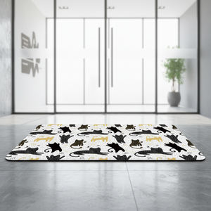 Tapis en PVC moderne 100% PVC, conçu pour une excellente absorption de la saleté, durable et facile d'entretien pour les entrées et les portes - Product Image 1
