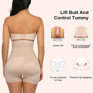 HEXIN Ingrosso Modellatore Donna con Ganci Regolabili a Vita Alta, Controllo Addominale, Morbido e Liscio, Effetto Sollevamento Glutei - Product Image 3
