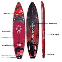 Nouvelle planche de surf et planche de kayak gonflables pour loisirs aquatiques en plein air, en PVC, fabriquées en Chine