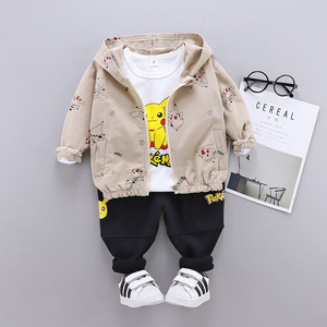 Ventes chaudes, nouvelle collection de vêtements pour enfants, ensembles de vêtements en coton biologique, t-shirts et pantalons pour garçons - Product Image 6