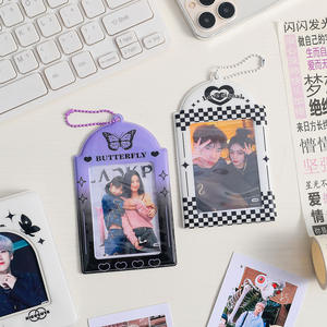 <span class=keywords><strong>Porte</strong></span>-cartes personnalisé en plastique PVC à impression numérique <span class=keywords><strong>pour</strong></span> <span class=keywords><strong>photo</strong></span> avec <span class=keywords><strong>porte</strong></span>-clés <span class=keywords><strong>porte</strong></span>-cartes - Product Image 2