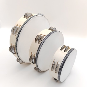 Tamborín de Madera Educativo Personalizado al por Mayor de 4 Pulgadas para Niños con 5 Escalas, Juguete <span class=keywords><strong>Musical</strong></span> para Bodas - Product Image 2