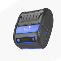 Printer Mini 58Mm, Printer Thermal Portabel dengan USB + LAN Thermal Printer