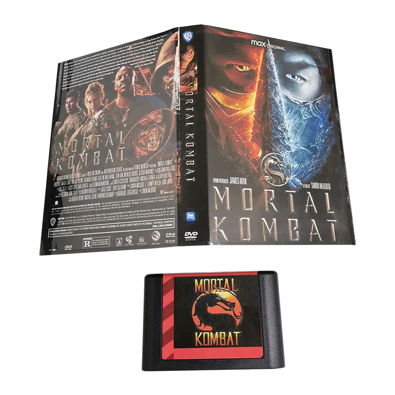 Mortal Kombat- Electronic Games 16 BIT MD game Card For PAL And NTSC Version