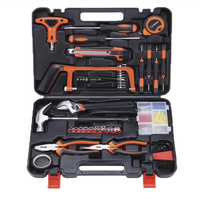 Kit de herramientas manuales de mantenimiento de carpintería, caja de herramientas multifuncional para electricista, 82 Uds.