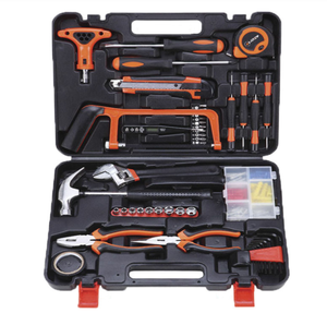 Boîte à outils multifonctionnelle pour électricien, kit d'outils manuels d'entretien du bois 82 pièces - Product Image 1