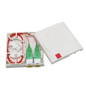 Boîtier PTO 1FO avec pigtail rouge, boîtier de terminaison SCAPC T1 NUE, prise 2FO, ouverture de terminaison fibre optique, connecteur LC SCAPC traversant - Product Image 6