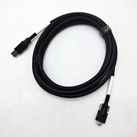 Câble USB 3 Vision, USB 3.0 Type C mâle vers Type A mâle, USB C avec double vis pour caméra industrielle