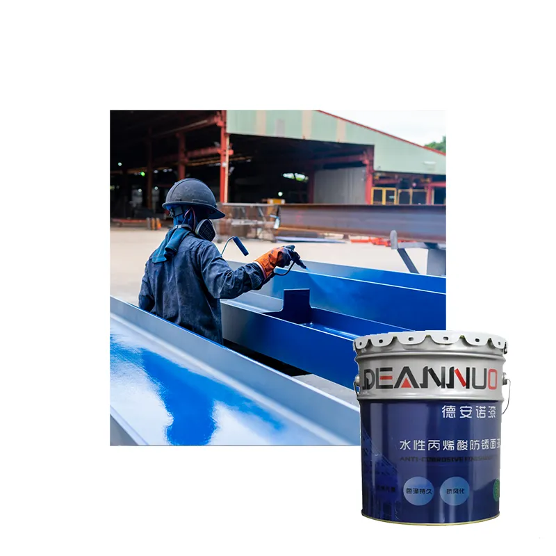 Wear resistant anti rust and anti oxidation metallic paint