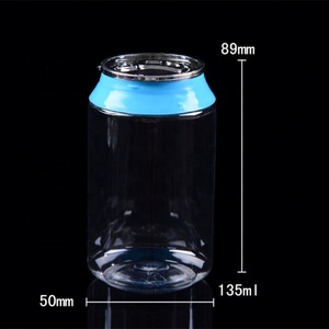 New Arrival 90ml 135ml PET Cola Can Shape Dragees Container Jar Candy <b>Bottle</b> - Product Image 5