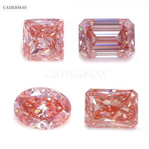 Lab Grown Pink Radiant Cut Diamond 1ct 2ct 3ct For Jewelry Making - Product Image 5