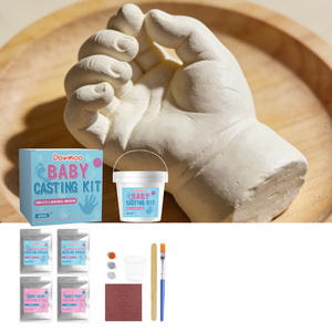 Kit <span class=keywords><strong>de</strong></span> moulage 3D mains créatif pour la famille, bébés <span class=keywords><strong>et</strong></span> enfants, ensemble <span class=keywords><strong>de</strong></span> sculpture souvenir avec moule <span class=keywords><strong>et</strong></span> gants, cadeau commémoratif - Product Image 5