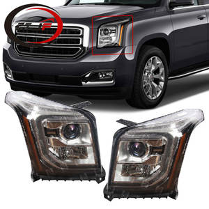 CZJF 84564095 84294010 Feu Avant OEM pour GMC Yukon 2015 2016 2017 2018 2019 2020 Phare HID Sans Ampoule et <span class=keywords><strong>Balast</strong></span> - Product Image 1