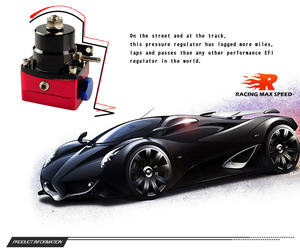 Racing Car Universal Verstelbare Brandstofdrukregelaar/Olie 160psi Gauge Een 6 Fitting End - Product Image 2