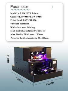 Nouvelle arrivée, imprimante UV A4, machine d'impression à plat, imprimante automatique UV A3, imprimante directe pour coques de téléphone, acrylique, métal, cuir - Product Image 1