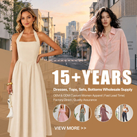 Robe élégante vintage unie anti-rides pour femme, coupe trapèze, longueur genou, tricotée, manches bouffantes, manches longues, automne-hiver