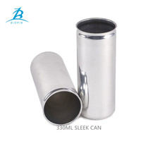Canette en aluminium élégante de 330 ml, qualité alimentaire, 11,2 oz, pour bière, soda, coca, boisson énergisante, vente en gros