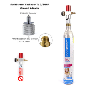 Adattatore per Convertire Bombole Sodastream in 3/8UNF per Acquari, Pesci o Regolatori CO2 per Birra Artigianale - Product Image 1