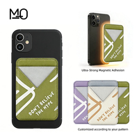 Porte-cartes magnétique, portefeuille fin, blocage RFID, étui pour cartes bancaires en cuir PU personnalisé avec aimant puissant pour iPhone Android