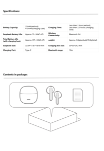 Redmi buds 8แบบแอคทีฟกึ่งอินเอียร์สำหรับ5.4 ENC ตัดเสียงรบกวนไฟฉาย LED ใช้งานได้นาน20ชั่วโมง - Product Image 3