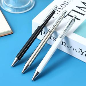 Wholesale Business 1.0 MM Writing Width Metal Ballpoint <b>Pen</b> With Custom Logo for Office School Gift - Product Image 3
