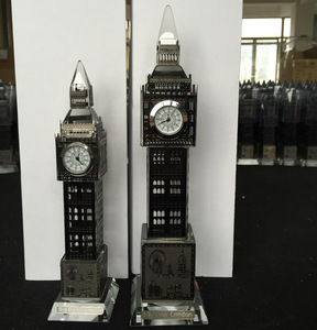 Đồng Hồ Trang Trí Mạ Đen Quà Tặng London Crystal Big Ben MH-G0422 - Product Image 3