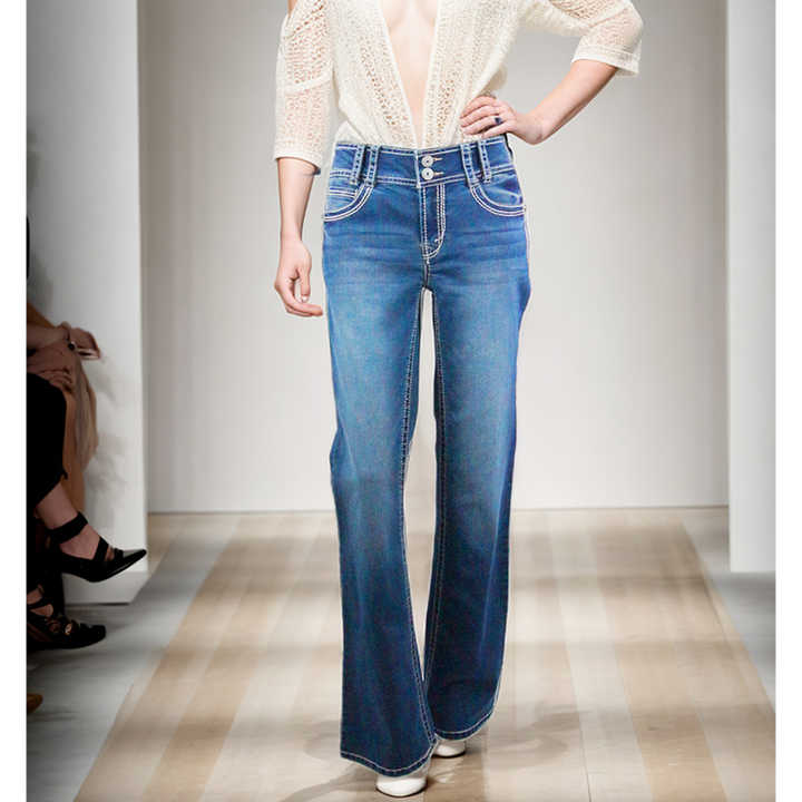 Slim Skinny Denim Mid Waist Pencil Jeans