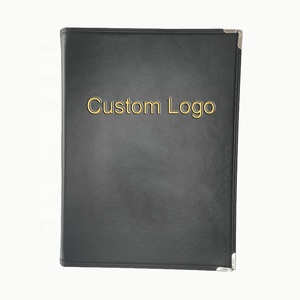 कस्टम कम MOQ अलग लोगो A4 PU चमड़ा रेस्तरां मेनू कवर - Product Image 3