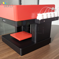Imprimante à café 4 tasses, machine d'impression de papier de sucre alimentaire, imprimante à macaron et imprimante à bière latte pour produits alimentaires