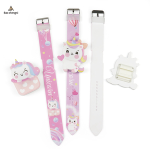 Phong Cách Khác Nhau Unicorn Con <span class=keywords><strong>LED</strong></span> Đồng Hồ Kỹ Thuật Số Silicone Mềm Ban Nhạc Dây Đeo Phim Hoạt Hình Đầu Tùy Chỉnh Mô Hình Đồng Hồ Điện Tử - Product Image 2