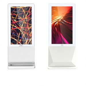Affichage numérique intérieur à double écran tactile Android sur pied de <span class=keywords><strong>43</strong></span>, 49 et 55 pouces pour hall de centre commercial - Product Image 2
