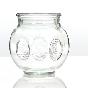 Ensemble de 4 tailles de bocaux <span class=keywords><strong>en</strong></span> <span class=keywords><strong>verre</strong></span> épais avec poignées pour doigts - Product Image 2