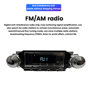 Portable Retro Ford Car Radio <strong>MP3</strong> for Stereo Multimedia <strong>Player</strong> with <strong>USB</strong> and AUX for Ford and Mercedes-Benz Models - Product Image 3
