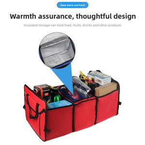 Organisateur de <span class=keywords><strong>voiture</strong></span> Felaruta avec <span class=keywords><strong>sac</strong></span> <span class=keywords><strong>isotherme</strong></span> à 3 compartiments, boîte de rangement, <span class=keywords><strong>sac</strong></span> <span class=keywords><strong>isotherme</strong></span> en tissu Oxford pour véhicule - Product Image 4