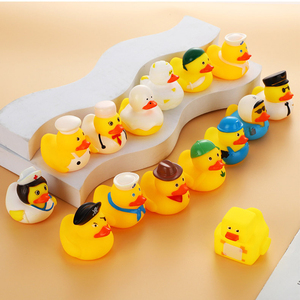 Phục sinh món quà nổi tắm đồ chơi Y tá Nghề Nghiệp squeaker 2 inch màu vàng Ducky số lượng lớn loại cao su vịt - Product Image 3