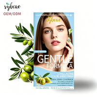 Crème colorante capillaire bio brun clair, couleur naturelle douce, couvrance longue durée, brillance éclatante, anti-frisottis, cheveux lisses, qualité supérieure