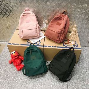 Sac à dos imperméable de qualité pour ordinateur portable, grand, mignon, rose, pour filles, sacs à livres, sacs d'école simples - Product Image 2