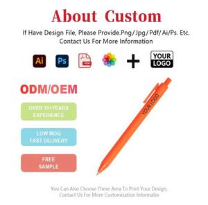 Promotional Very <b>Cheap</b> Multiple Colors logo Ball Pen with logo Custom Pen - Product Image 2